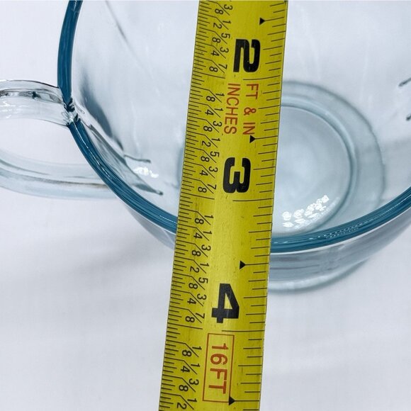 Vintage Fostoria Azure Blue Depression Glass Fairfax Open Sugar and Creamer Set - Picture 7 of 8